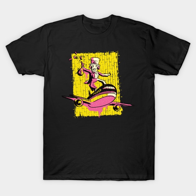 Uncle Sam riding Private Jet T-Shirt by Bestseller